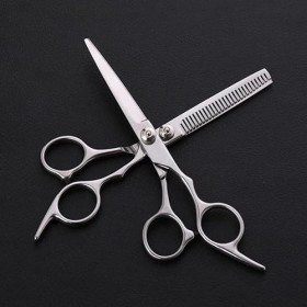 AFFLHYJK Portable 1PCS Hurber Barber Hair Coute Ciste-coinces Ciseaux de coiffeur Ciseaux de coiffure Coupes Ciscaillers Barb