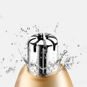 CAFFIA Coupe de poils de nez électrique, raser les ciseaux de poils de nez for les hommes et les femmes peuvent être lavés