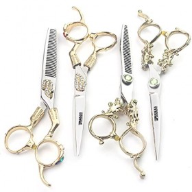 Ciseaux pour Animaux de Compagnie Ciseaux de Coiffure Professionnels de 6 Pouces, Outils personnalisés élaborés pour Les coif