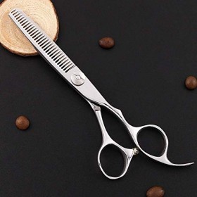 Ciseaux De Coiffure Ciseaux À Dents Double Face Ciseaux De Coiffeur Ciseaux De Coiffeur De Salon en Acier Inoxydable Ciseaux 