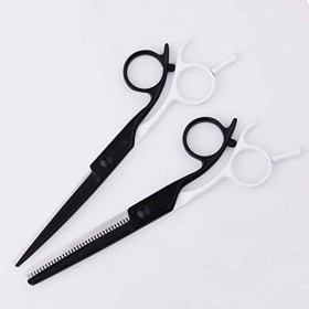 XYSQWZ Ensemble de tondeuses à Cheveux et de Ciseaux, Ciseaux de Coiffure en Acier Inoxydable 440c, Outils de coiffage à Dent