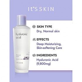 ItS SKIN Tonique hydratant à lacide hyaluronique 150 ml 5,07 fl.oz. - Contenant de lextrait dacérola hydratant et apais