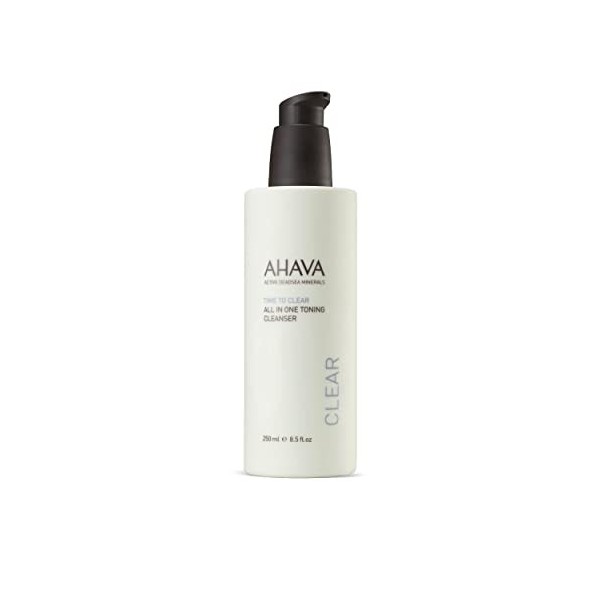 AHAVA Démaquillant Tonique 3 en 1 - Nettoie, Tonifie et Hydrate la Peau en Profondeur - 250ml