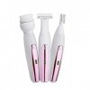 ARTSZY Mesdames Epilator Electric Shaver Dames, 3in1 Femmes Shaver Electric Shaver Coiffre Triming Nettoyage Facial Nettoyage