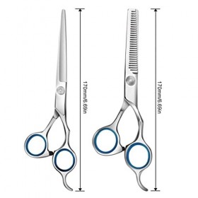 EYHLKM Ciseaux de coiffure 6 pouces Ciseaux de cheveux Ciseaux de coiffure professionnels coupant le cisaillement de coiffure