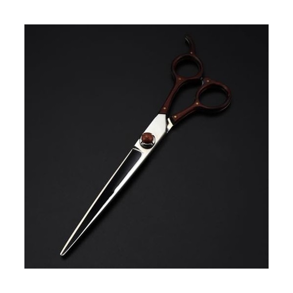Ciseaux de coupe de cheveux, 17,8 cm professionnel VG10 en acier haut de gamme, ciseaux à cheveux en bois de santal, ciseaux 