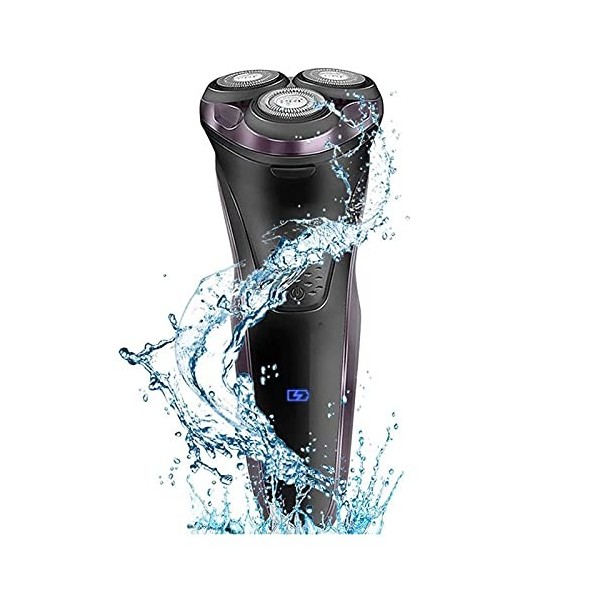 LIIAV Rasoir électrique pour hommes Shavers pour hommes Raster Rasoir Razor humide et sec avec trimmer Pop-up imperméable USB