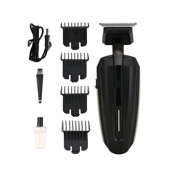 ciseaux de coiffeur Tondeuse à cheveux for homme, rasoir électrique for coiffeur, tête dhuile de charge USB, ciseaux électri