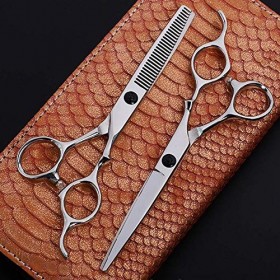 Ciseaux De Coiffure, Ensemble De Ciseaux Amincissants pour Cheveux De Coiffeur Et Ciseaux De Cheveux De 6,0 Pouces Ciseaux De...