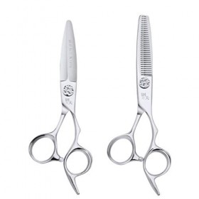 Coiffure Coupe De Cheveux Ciseaux Set Professional 5.7 Pouces Cisailles Willow 6,0 Pouces V Dents Ciseaux Japan Steel Styling