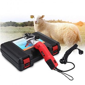 ROSG Tondeuse électrique Professionnelle à Usage intensif 500 W avec 6 Vitesses, pour raser la Laine de Fourrure chez Les Mou