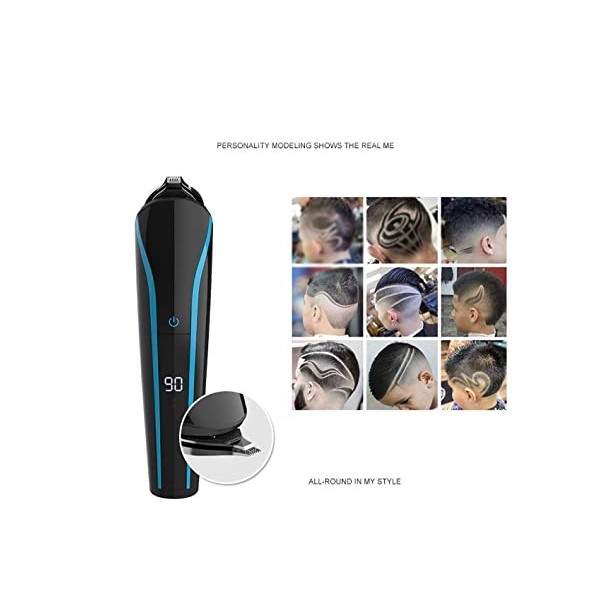 WYKDL Tchippers de Cheveux for Hommes, Kits de Coupe de Cheveux multifonctionnels de 6 en 1, Tondeuse au chaume à Barbe avec 