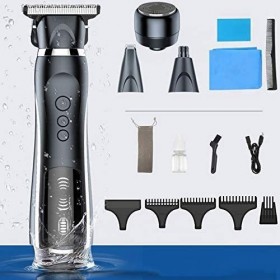 CAFFIA Tondeuse à poils de nez, tondeuse à poils doreilles et de nez rechargeable par USB for hommes Épilateur de nez profes