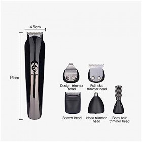 Tondeuse à cheveux pour homme, kit de coupe de cheveux rechargeable sans fil et tondeuse avec lames en titane et céramique, p