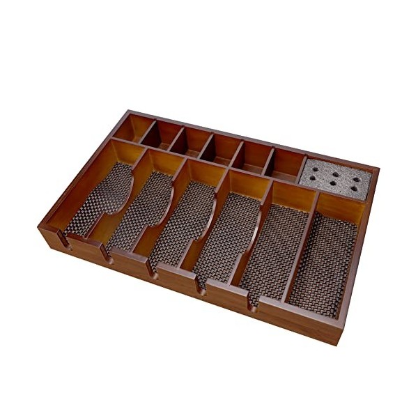 Organisateur de coiffeur avec tiroirs en bois pour ranger proprement vos outils de maquillage bois 