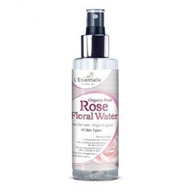 Pure Rose Water Toner pour le visage Hydrosol par LEssentielle Bio