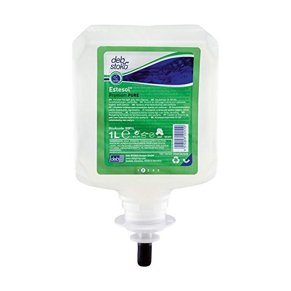 Nettoyant pour les mains Estesol Premium PURE 1 l incolore 47 07 020 186 1,00 PCE