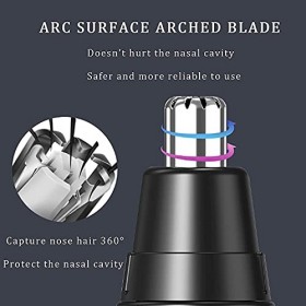 CAFFIA Système de nettoyage des cheveux nastriles nasales nasale de nœuds de coiffure narbiles no-nœuds doreille et de nez p