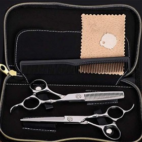 Salon de coiffure professionnel coupe de cheveux amincissant ensemble de ciseaux de coiffeur 15,2 cm