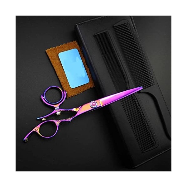 Ciseaux De Coupe De Cheveux, Ciseaux De Cheveux Professionnels Faites Tourner La Poignée Ciseaux De Coiffure Professionnels E