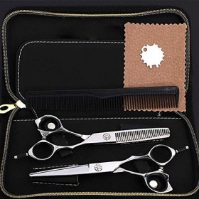 Ensemble De Ciseaux De Coupe De Cheveux - Paquet De 2 Ciseaux De Coiffeur Et Damincissement des Cheveux - Ciseaux De Coiffeu ...