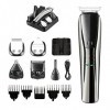 WYKDL Tchippers à Cheveux sans Fil, 6 en 1 USB Kits de Coupe de Cheveux Rechargeables, kit de toilettage corporel, Trimmer de