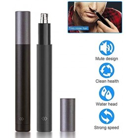 NCRD Tondeuse à Cheveux Nose et Oreille, Tondeuse à Sourcils sans Douleur Professionnel pour Hommes et Femmes, Pile à Piles, 