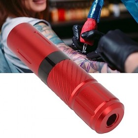 Machine à Tatouer Rotative 1800 MAh, Stylo de Tatouage Rotatif à Double Batterie sans Noyau à Course Réglable, RCA