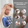 Rasoir électrique pour hommes, rasoir électrique 6 en 1 pour hommes, tondeuse à cheveux professionnelle multifonction 7D, têt