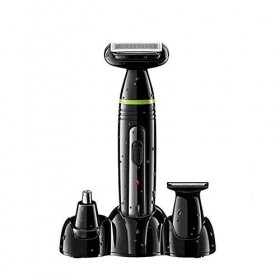 CAFFIA Tondeuse à cheveux nez et oreille en acier inoxydable, tondeuse à cheveux à sourcileurs sans douleur professionnel pou