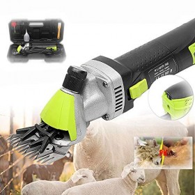 ROSG Tondeuse électrique Professionnelle 850 W à 6 Vitesses, pour raser la Laine de Fourrure chez Les Moutons, Les chèvres, L