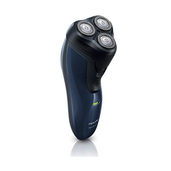 Philips AquaTouch AT620/14 Rasoir pour Homme Rasoir Rotatif Tondeuse Noir, Bleu