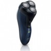 Philips AquaTouch AT620/14 Rasoir pour Homme Rasoir Rotatif Tondeuse Noir, Bleu