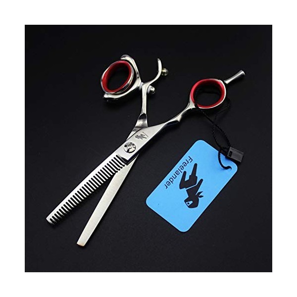 Ciseaux de coupe de cheveux pour gauchers, ciseaux de coiffure pour salon de coiffure pour gauchers 5,5 pouces, ToothCut5,5 p