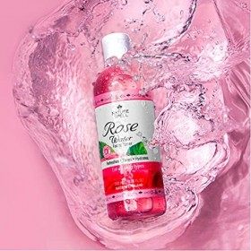 Nature Spell Pure Eau de Rose Toner Facial 200 ml - Restaure léquilibre du pH de la peau, convient à tous les types de peau 