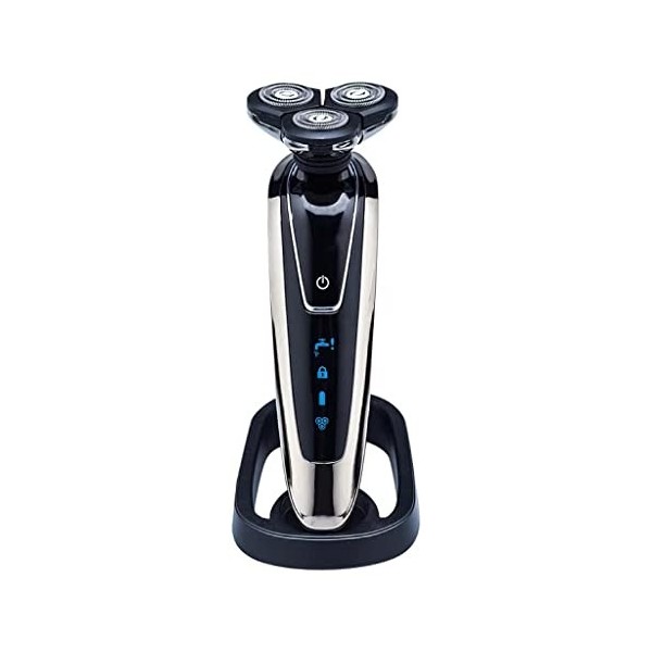 ARTSZY Rasoir Rotatif électrique USB Razor électrique Facial Rechargeable for Le kit de toilettage des Hommes