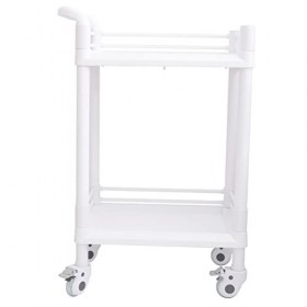 minkissy 1 Pc Chariot De Salon De Beauté Dessertes Chariot De Maison De Retraite Petit Chariot De Rangement Plastique Abs Bla