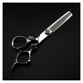 Soins des cheveux, Ciseaux de coiffeur de 6 pouces, Ciseaux à cheveux argentés, Amincissement des cheveux, Ciseaux de coiffeu