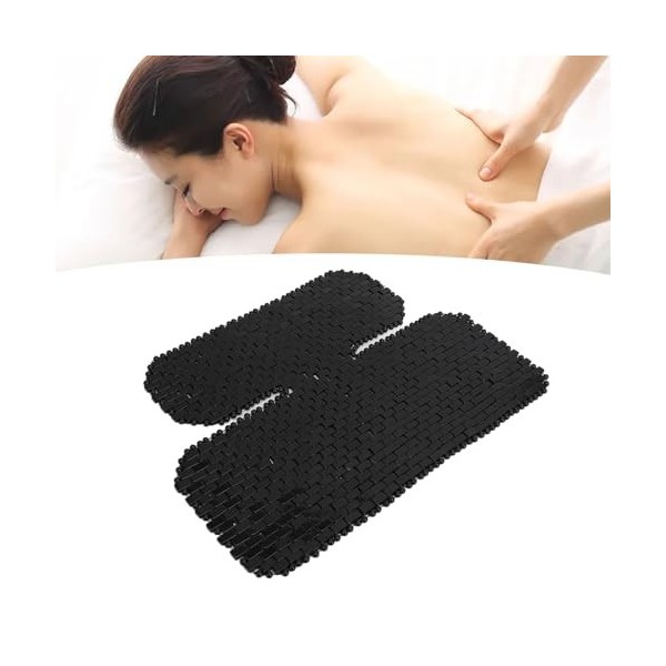 Housse de Massage en Obsidienne Brillante, Masseur Portable en Perles Dobsidienne, Réduit la Fatigue, Design Translucide, Re