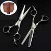 Ciseaux de coupe de cheveux professionnels pour gauchers Ciseaux de coiffure Kit de ciseaux de coiffure Ciseaux amincissants 