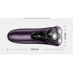 GATASE Rasoir électrique, Rasoir for Hommes, Rasage Rotatif Masculin Conception détachable, USB Mise en Charge, LED Indicateu