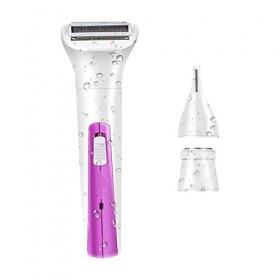 NCRD Épilateur for Femmes kit d épilation Humide et Sec, dissolvant de Rasoir de précision indolore de 3 en 1 for Femmes