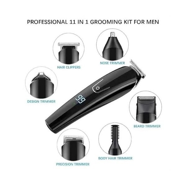 ARTSZY Cheveux Professionnels Clipper Hair électrique Clipper Multifonction électrique Rasoir Barbe Trimmer Homme raser la Ma