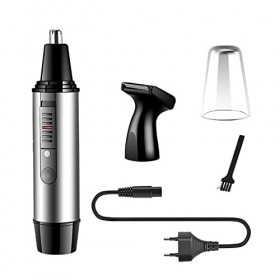 NOGRAX Tondeuse à poils de nez, nettoyeur doreilles rechargeable en métal for le nettoyage et lépilation de léquipement du
