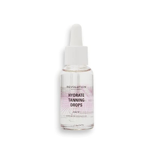 Makeup Revolution, Buildable Face Tanning Drops, gouttes pour Le Bronzage Du Visage, 50ml