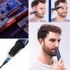 CAFFIA Tondeuse à cheveux nez et oreille, coupe-cheveux rechargeable USB sans douleur professionnel pour hommes et femmes, im