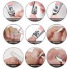 Ensemble de pédicure 20pcs Outil Professionnel de Soins de pédicure en Acier Inoxydable Ciseaux Pinces à épiler Coupe - Ongle