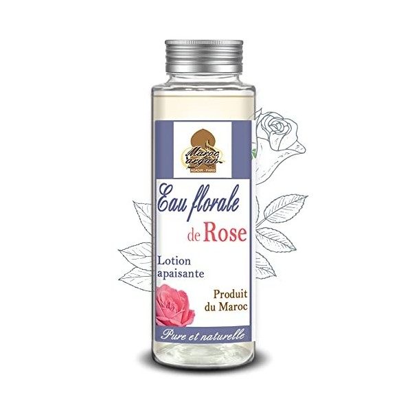 Eau de Rose Artisanale du Maroc 100% Bio et Naturelle - 100ML