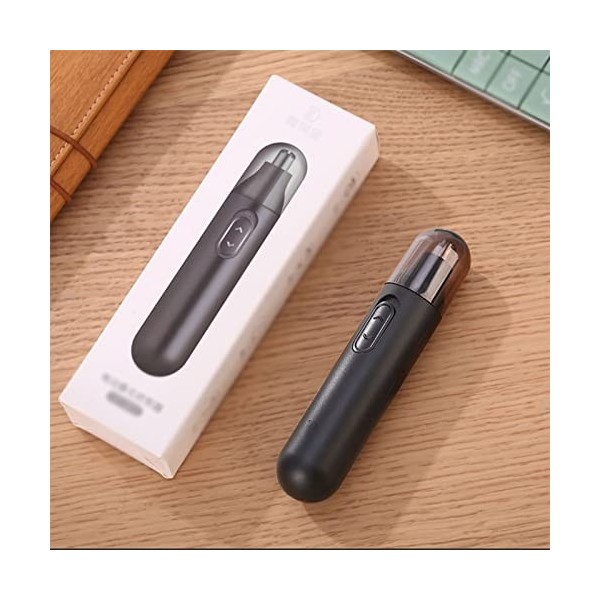 NOGRAX Tondeuse à cheveux for le nez, le nez et les oreilles Nettoyant dépilation rechargeable en toute sécurité Soins du vi