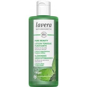 lavera Pure Beauty Tonique purifiant - Pour peaux impures et mixtes - la menthe bio et lacide salicylique naturel - Nettoyag